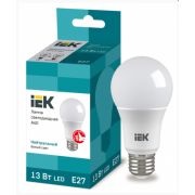 Лампа светодиод 13Вт груша А60 Е27 4000К 1170Лм матовая IEK (10/100)