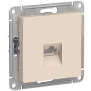 ATLASDESIGN РОЗЕТКА компьютерная RJ45, механизм, БЕЖЕВЫЙ