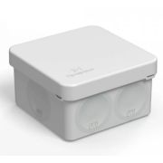 Коробка распределительная для прямого монтажа двухком. безг. (HF) 70х70х40 (150шт/кор) Промрукав