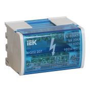 Шина нулевая в корпусе 2х7 на DIN-рейку (кросс-модуль) L+PEN IEK (1/10/50)