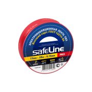 Изолента ПВХ 19мм х 20м красная Safeline (200/10)