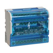 Шина нулевая в корпусе 4х11 на DIN-рейку 3L+PEN IEK (1/10/50)