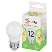 Лампа светодиодная GREEN LINE P45-12W-830-E27 GL 12Вт шар 3000К свет тепл. E27 Эра Б0067015