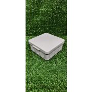 Коробка распределительная двухкомпонентная 9 вводов  100х100х40 (45) (БК-Электро)