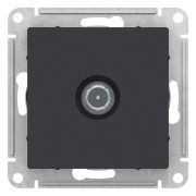 ATLASDESIGN TV РОЗЕТКА оконечная 1DB, механизм, КАРБОН