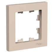 ATLASDESIGN 1-постовая РАМКА, ПЕСОЧНЫЙ Systeme Electric