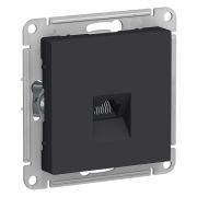 ATLASDESIGN РОЗЕТКА компьютерная RJ45, механизм, КАРБОН