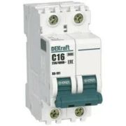 Авт.выкл. 2Р 16А 4,5кА С ВА-101 DEKraft Systeme Electric (1/6)