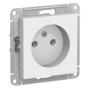 ATLASDESIGN РОЗЕТКА без заземлением, 16А, механизм, БЕЛЫЙ