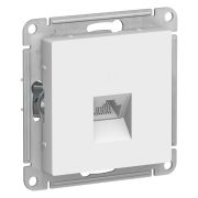 ATLASDESIGN РОЗЕТКА компьютерная RJ45, механизм, БЕЛЫЙ