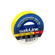 Изолента ПВХ 19мм х 20м желтая Safeline (200/10)